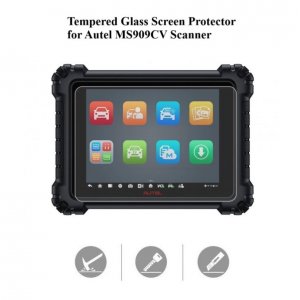 Tempered Glass Screen Protector Cover for Autel MaxiSYS MS909CV